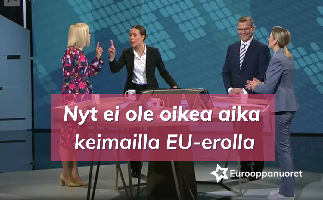 Nyt ei ole oikea aika keimailla EU-erolla